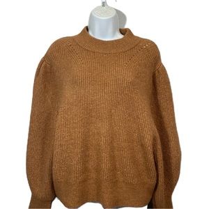 Topshop Supersoft Volume Sleeve‎ Sweater Mock Neck Size 4/6